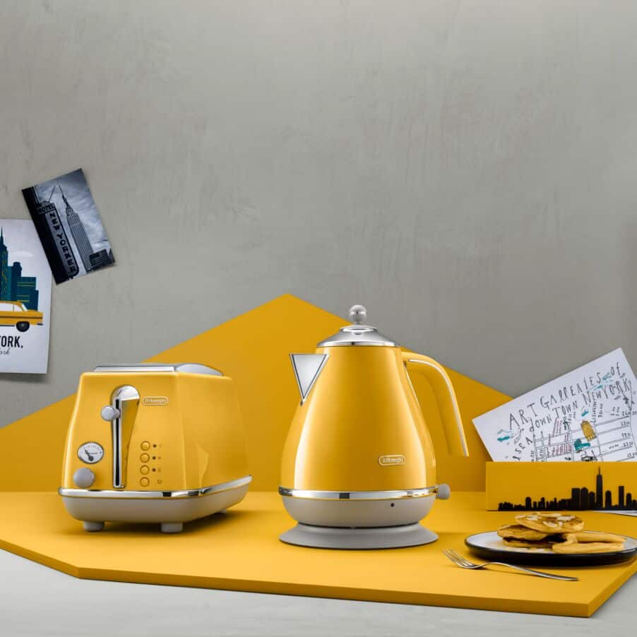De'Longh Icona Toaster jaune (CTOC2103.Y)