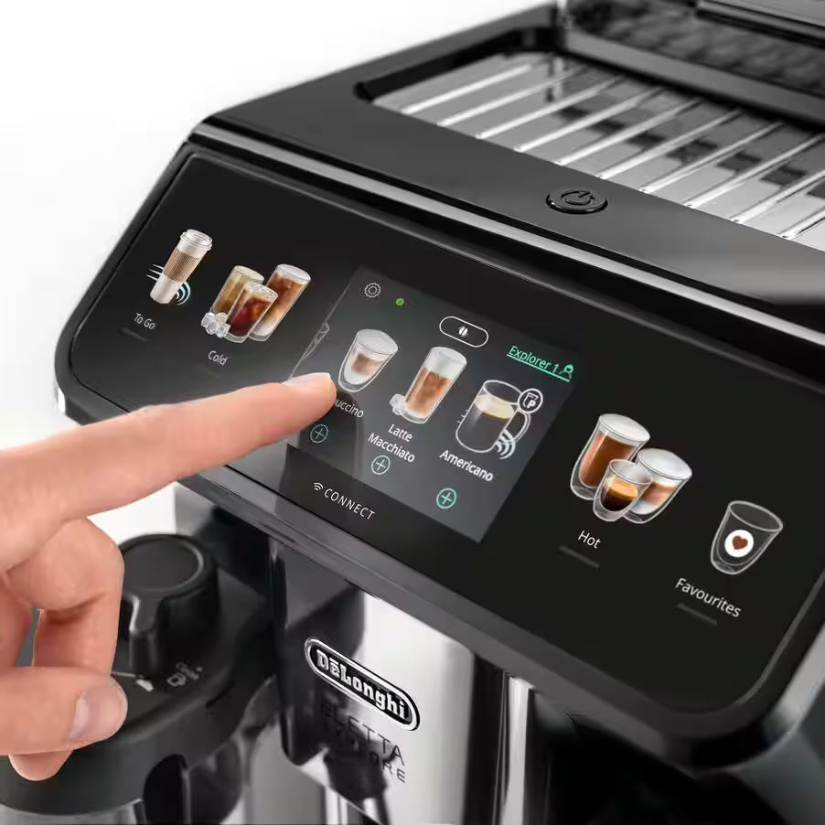 De’Longhi Eletta Explore COLD BREW Machine espresso full automatique avec broyeur (ECAM450.65.G)