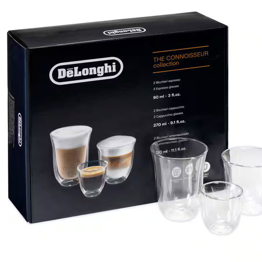 De'Longhi-Verre Fancy Box lot de 6 lunettes isothermes transparentes (DLSC302)