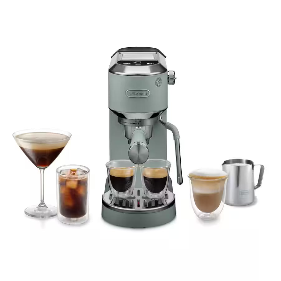 De'Longhi Dedica Duo EC890.GR verte, machine expresso Cold Brew – vue 2