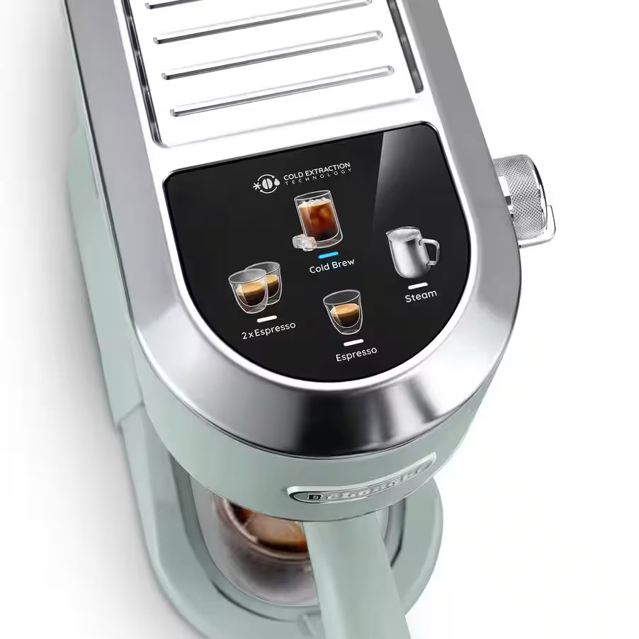 De'Longhi Dedica Duo EC890.GR verte, machine expresso Cold Brew – vue 6