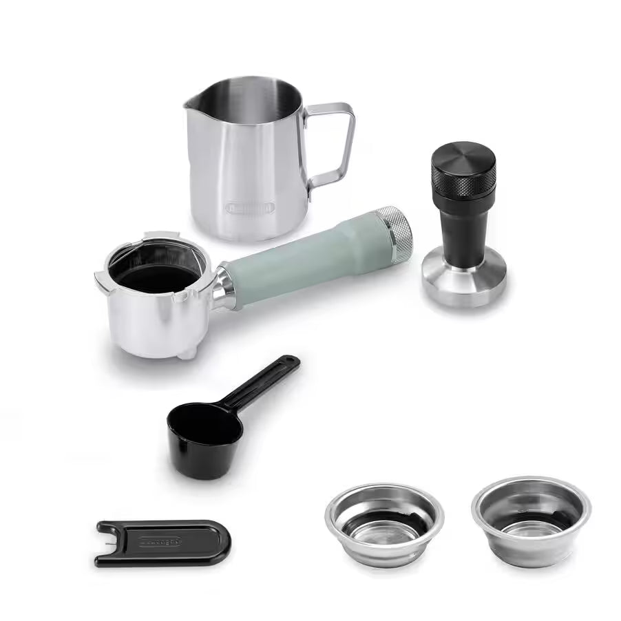 De'Longhi Dedica Duo EC890.GR verte, machine expresso Cold Brew – vue 9