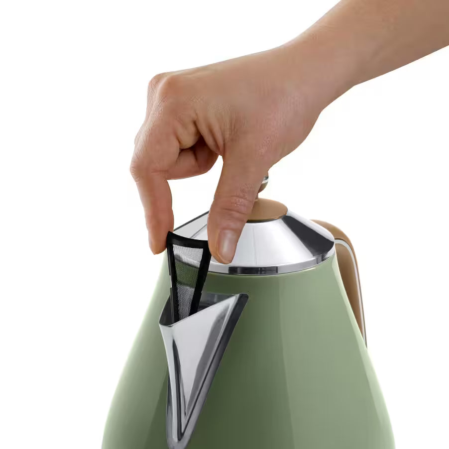 De'Longhi Bouilloire électrique Icona Vintage - VERTE (KBOV2001.GR)