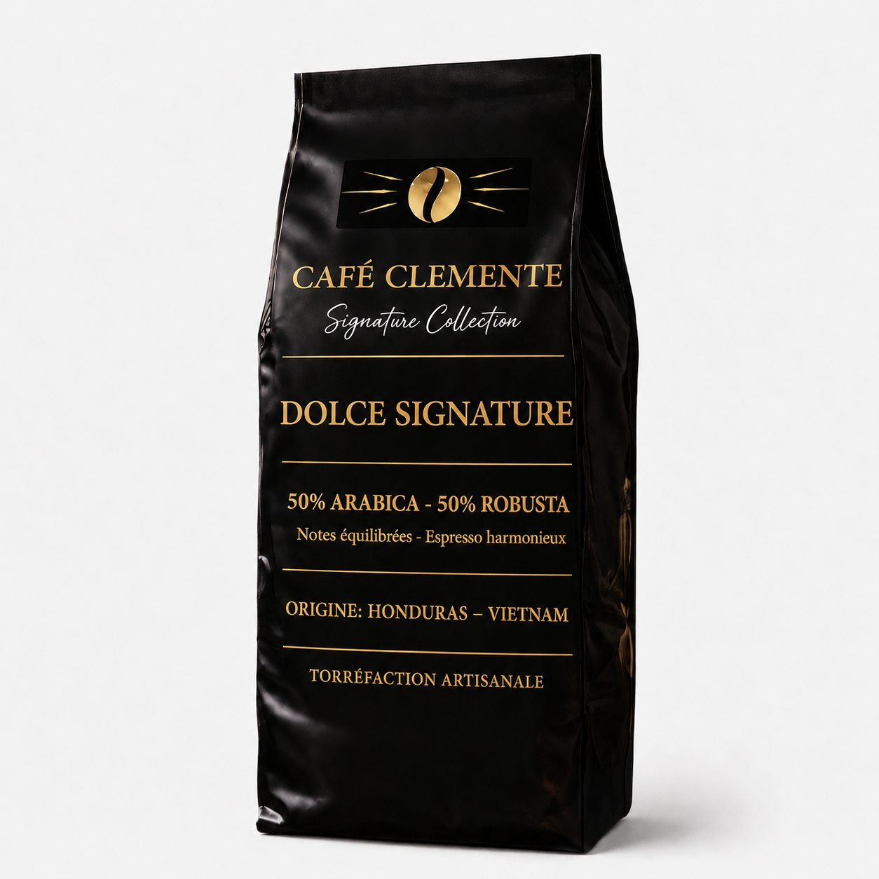 Café Clemente Dolce Signature  - 50% Robusta / 50% Arabica - 1Kg