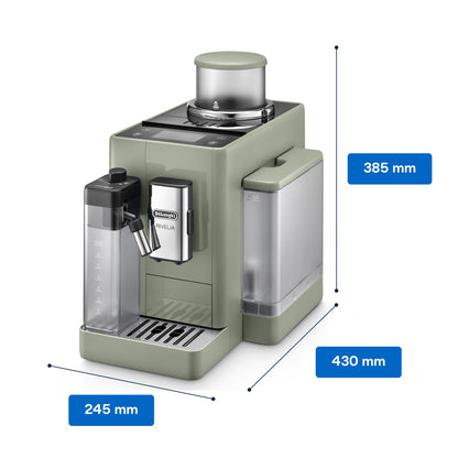 De'Longhi Rivelia Machine à espresso full automatique avec broyeur à grain (EXAM441.55.GR)