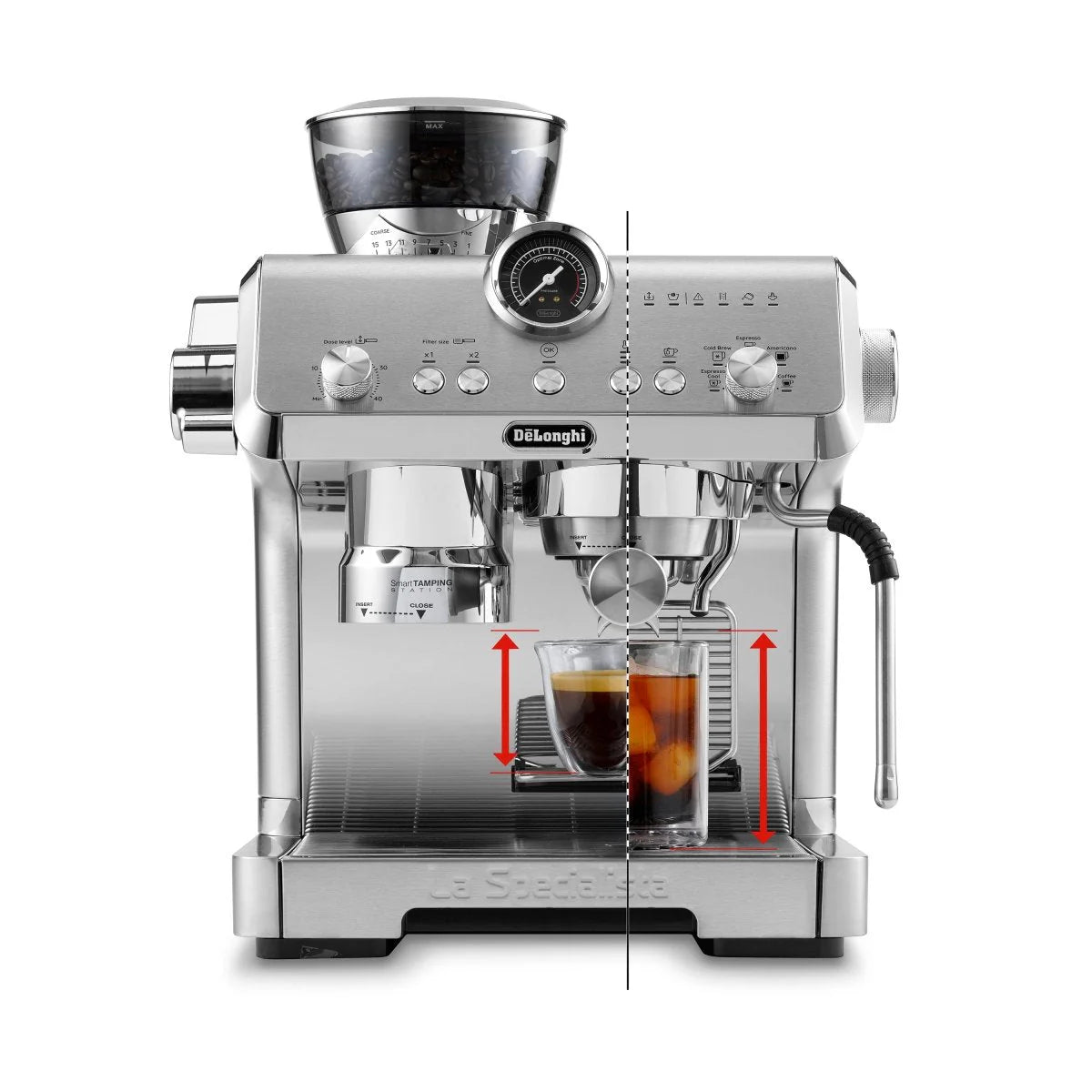 De'Longhi La Specialista OPERA COLD BREW Machine à expresso avec buse à lait (EC9555.M)